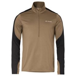 Bluza VAUDE Livigno Halfzip. Brązowe bluzy bez kaptura męskie Vaude. W wyprzedaży za 280.00 zł.
