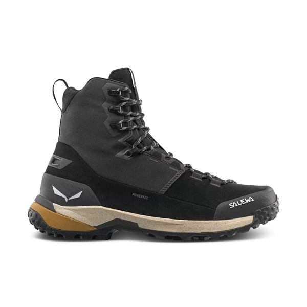 Buty trekkingowe Salewa Puez Winter Mid Ptx. Brązowe buty trekkingowe męskie Salewa, na zimę, z mikrofibry, bez zapięcia, trekkingowe, primaloft. Za 1,017.40 zł.