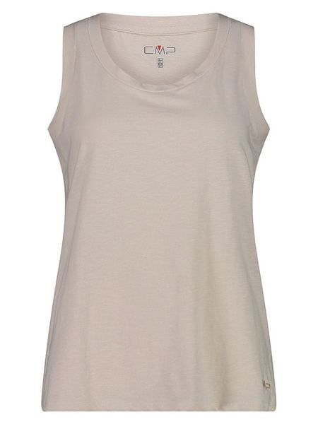 Cmp Top funkcyjny w kolorze beżowym rozmiar: 46. Brązowe topy damskie CMP, bez wzorów, z bawełny, bez kołnierzyka. Za 52.67 zł.