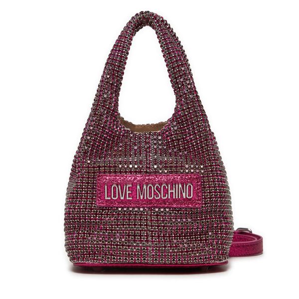 Torebka LOVE MOSCHINO. Czerwone torebki klasyczne damskie Love Moschino, bez wzorów, bez dodatków. Za 509.99 zł.