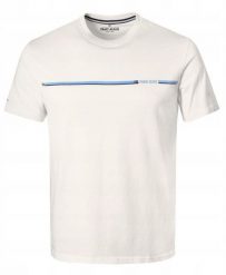 Klasyczny T-Shirt z Logo - Pako Jeans - Jasny Beż (Ecru). T-shirty męskie Pako Jeans, l, bez wzorów, z bawełny, bez kołnierzyka. Za 79.00 zł.