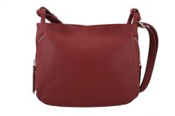 Listonoszka skórzana BARBERINI'S czerwona 946-13. Czerwone shopper bag damskie Barberinis, bez wzorów, z lakierowanej skóry, małe, lakierowane, bez dodatków. Za 289.99 zł.