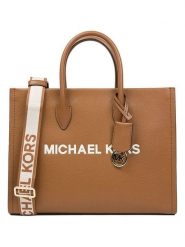 Michael Kors Skórzana torebka w kolorze karmelowym - 35 x 27 x 12 cm rozmiar: onesize. Brązowe torebki klasyczne damskie Michael Kors, bez wzorów, z materiału, bez dodatków. Za 804.99 zł.