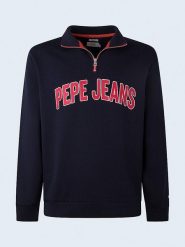 Pepe Jeans Bluza w kolorze granatowym rozmiar: L. Niebieskie bluzy bez kaptura męskie Pepe Jeans, l, z bawełny. Za 156.95 zł.