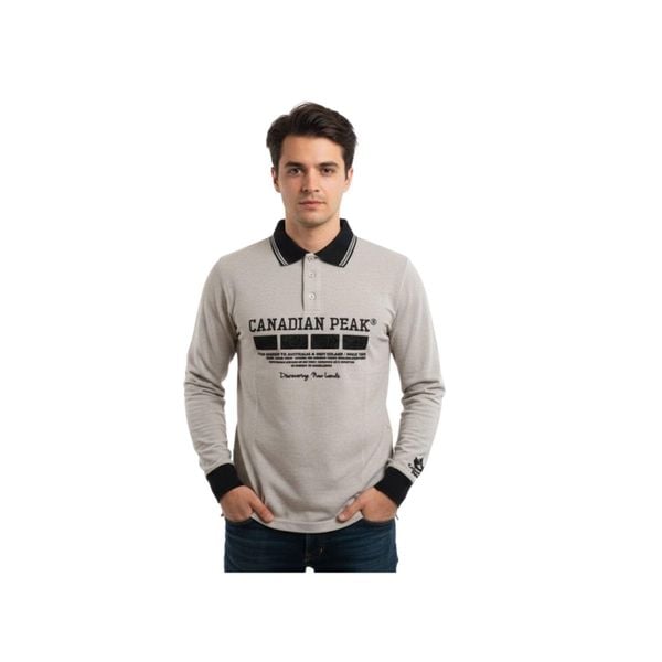 Koszulka turystyczna męska Canadian Peak Kinstar. Szare t-shirty sportowe męskie Canadian Peak, na jesień, l, z bawełny, bez ramiączek, trekkingowe. Za 142.56 zł.