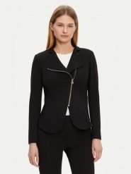 Rinascimento Marynarka CFC0122737003 Czarny Regular Fit. Czarne marynarki i żakiety damskie RINASCIMENTO, l, bez wzorów, z syntetyku. Za 289.99 zł.