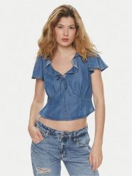 Levi's® Bluzka Mylene A7623-0003 Niebieski Slim Fit. Niebieskie bluzki damskie s, bez wzorów, z lyocellu, bez ramiączek. Za 269.99 zł.