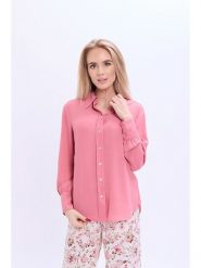 Marks & Spencer Koszula w kolorze jasnoróżowym rozmiar: 44. Różowe koszule damskie Marks & Spencer, bez wzorów, bez kołnierzyka, bez ramiączek. Za 57.60 zł.