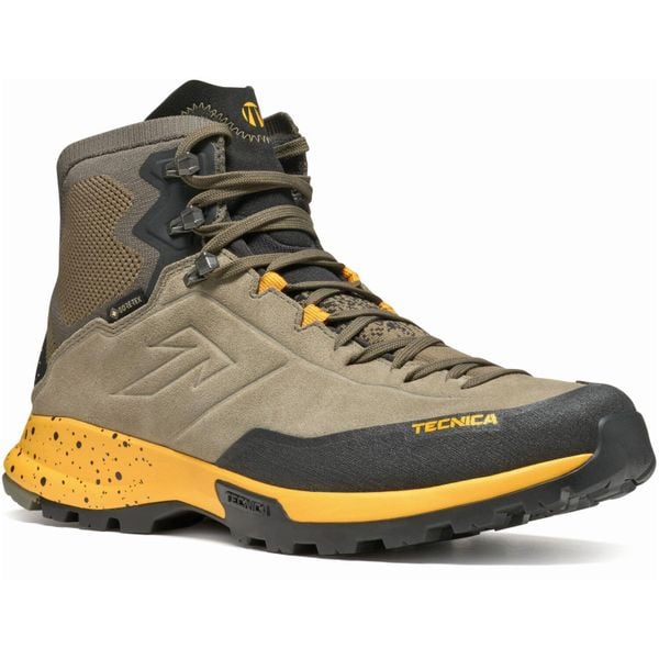 Buty trekkingowe męskie Tecnica Forge Hike Mid Gtx. Brązowe buty trekkingowe męskie TECNICA, z materiału, za kostkę, bez zapięcia, trekkingowe. Za 958.00 zł.