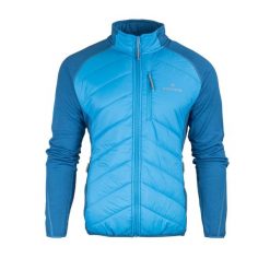 Bluza hybrydowa męska Vertico HB. Niebieskie bluzy bez kaptura męskie Bergson, m. W wyprzedaży za 319.00 zł.