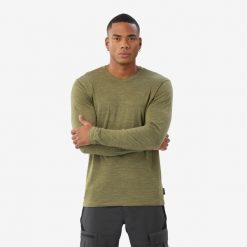 Koszulka męska trekkingowa z długim rękawem Merino Fresh. Koszulki męskie z długim rękawem SIMOND, l, z materiału. Za 139.99 zł.