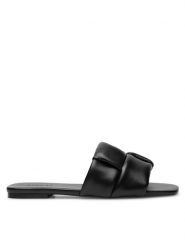 Badura Klapki FAUSTINE-112793 Czarny. Czarne klapki damskie Badura, bez wzorów, ze skóry, bez obcasa. Za 229.99 zł.