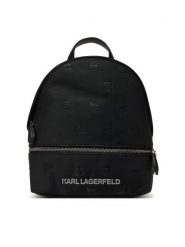 KARL LAGERFELD Plecak A3W30122 Czarny. Czarne plecaki damskie Karl Lagerfeld, bez wzorów, ze skóry. Za 559.99 zł.