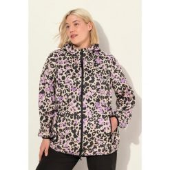 Damskie Kurtka przeciwdeszczowa woreczek podróżny wodoodporna. Czarne kurtki damskie Ulla Popken, plus size, bez kaptura. W wyprzedaży za 311.99 zł.