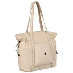 Shopperka damska Peterson PTN CSM-15 beżowa. Brązowe shopper bag damskie Peterson, bez wzorów, na ramię, bez dodatków. Za 94.99 zł.