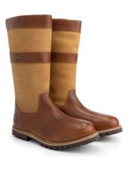 TRAVELIN' Skórzane kozaki "Denmark" w kolorze jasnobrązowym rozmiar: 41. Brązowe buty zimowe męskie Travelin', bez zapięcia. Za 445.44 zł.