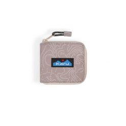 Portfel Kavu Zip Around - taupe topo. Brązowe portfele damskie KAVU, bez wzorów. Za 122.25 zł.