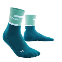 Skarpety do biegania męskie CEP The Run kompresyjne krótkie. Niebieskie skarpetki męskie CEP, bez wzorów. Za 69.00 zł.