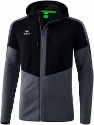 Erima Kurtka sportowa "Squad" w kolorze czarno-szarym rozmiar: S. Czarne kurtki outdoor męskie Erima, s, bez wzorów, z materiału, bez kaptura. Za 79.03 zł.