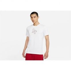 Koszulka sportowa męska Nike Air Jordan Jumpman 23. Białe t-shirty sportowe męskie Nike, m, z bawełny, bez ramiączek. Za 232.00 zł.
