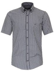 CASAMODA Koszula - Regular fit - w kolorze granatowo-białym rozmiar: 6XL. Białe koszule męskie CASAMODA, xl, bez wzorów, z bawełny, bez kołnierzyka, bez ramiączek. Za 70.24 zł.