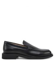 Calvin Klein Mokasyny Sq Rubber Onepiece Moccasin HM0HM01883 Czarny. Czarne mokasyny męskie CALVIN KLEIN, ze skóry. Za 529.99 zł.