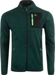Sweter męski Athl. Dpt Cobra ciemnozielony. Zielone swetry męskie Givova, na jesień, m, bez wzorów, z materiału, bez kołnierzyka. Za 177.99 zł.