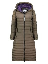 ANAPURNA Płaszcz pikowany "Azulana" w kolorze khaki rozmiar: L. Brązowe płaszcze damskie ANAPURNA, l, bez wzorów. Za 265.40 zł.