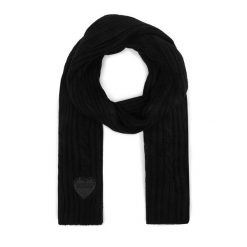 Szalik Guess. Czarne szaliki i kominy damskie Guess, z aplikacjami. Za 134.99 zł.