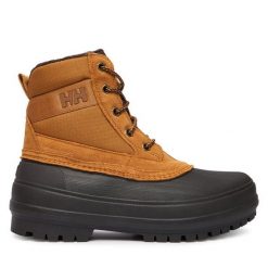 Śniegowce Helly Hansen. Brązowe buty zimowe męskie Helly Hansen, bez zapięcia. Za 649.99 zł.