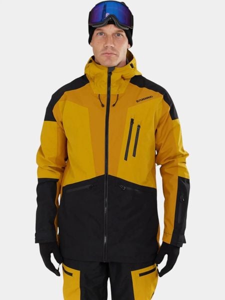 Kurtka Męska Fundango Rigel ECO 3L. Brązowe kurtki narciarskie i snowboardowe damskie Fundango, l, bez wzorów, z materiału, bez kaptura, narciarskie. Za 849.00 zł.