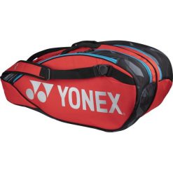 Torba do tenisa Yonex PRO RACKET BAG x 6. Czerwone torebki klasyczne damskie YONEX, bez wzorów, bez dodatków. Za 589.00 zł.