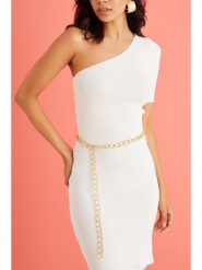 Cool & Sexy Pasek w kolorze złotym rozmiar: onesize. Żółte paski damskie Cool & Sexy, bez wzorów, z materiału. Za 52.99 zł.