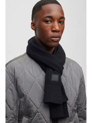 Hugo Boss Fashion Szal w kolorze czarnym rozmiar: onesize. Czarne szaliki męskie Hugo Boss Fashion, bez wzorów, z bawełny. Za 188.85 zł.