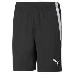 Spodenki męskie Puma teamLIGA. Białe szorty męskie Puma, bez kołnierzyka. Za 78.00 zł.