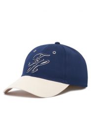 Tommy Hilfiger Czapka z daszkiem AW0AW18678 Granatowy. Niebieskie czapki z daszkiem damskie Tommy Hilfiger, bez wzorów, z bawełny. Za 229.99 zł.