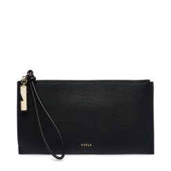 Torebka Furla. Czarne torebki klasyczne damskie Furla, bez wzorów, bez dodatków. Za 519.99 zł.