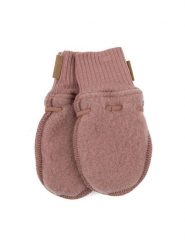 Mikk-line Wełniane rękawiczki w kolorze szaroróżowym rozmiar: 74/80. Różowe rękawiczki dziecięce Mikk-line, prążkowane, bez ramiączek. Za 83.03 zł.