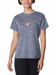 Columbia Koszulka sportowa "Zero Rules™" w kolorze niebieskim rozmiar: M. Niebieskie bluzki sportowe damskie Columbia, m, bez wzorów, z materiału, bez ramiączek. Za 79.03 zł.