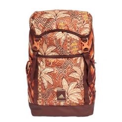 Plecak adidas x FARM Rio Premium. Brązowe plecaki damskie Adidas, bez wzorów, z materiału. W wyprzedaży za 228.80 zł.