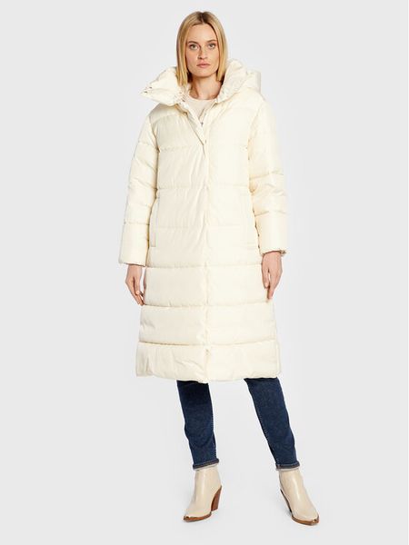 Trussardi Kurtka zimowa 56S00792 Écru Relaxed Fit. Białe kurtki damskie TRUSSARDI, na zimę, s, bez wzorów, z syntetyku, bez kaptura. Za 1,749.00 zł.