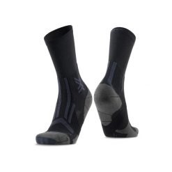 Skarpetki biegowe X-Socks Perform Crew. Czarne skarpetki damskie X-Socks, bez wzorów, z poliamidu. Za 84.00 zł.