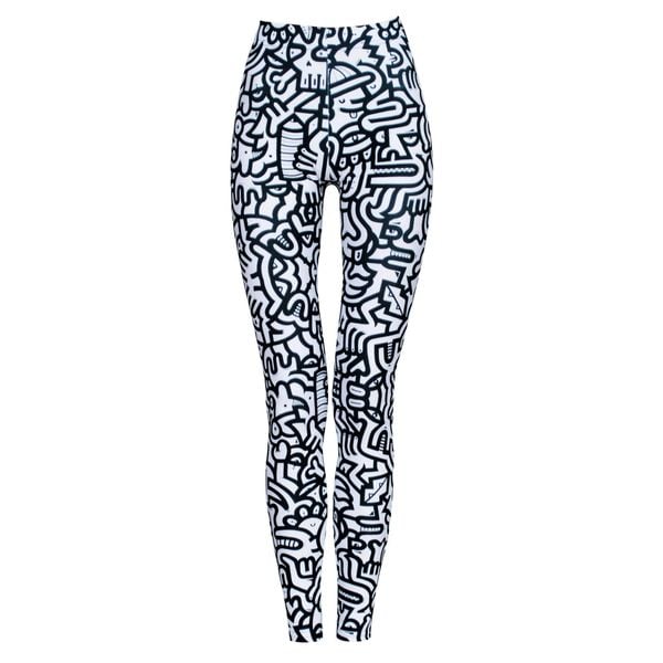 Legginsy sportowe damskie DEEP TRIP Dudle. Czarne legginsy damskie DEEP TRIP, l, bez wzorów, z elastanu, z podwyższonym stanem, na fitness i siłownię. Za 179.00 zł.