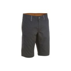 Spodenki turystyczne NH500 męskie. Szare szorty męskie QUECHUA, bez wzorów, z bawełny. Za 59.99 zł.