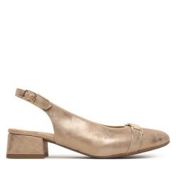 Czółenka Ara. Brązowe czółenka damskie Ara, bez wzorów, bez obcasa. Za 589.99 zł.