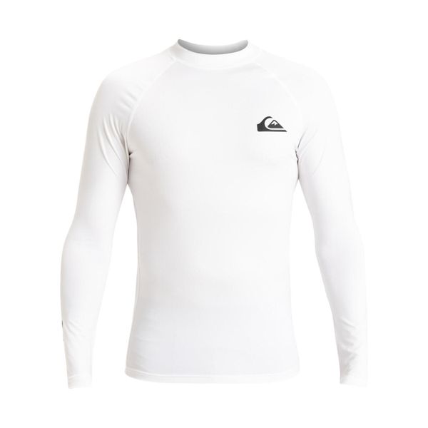 Koszulka Quiksilver Everyday LS Rashguard UPF 50 White 2024. Białe t-shirty damskie Quiksilver, s, bez wzorów, z elastanu, bez kołnierzyka. Za 159.99 zł.
