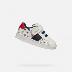 Buty GEOX B ECLYPER A Biały. Białe buty fitness męskie Geox, na fitness i siłownię. Za 144.99 zł.