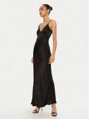 BARDOT Sukienka wieczorowa 57516DB7 Czarny Regular Fit. Czarne sukienki damskie BARDOT, bez wzorów, z wiskozy, wizytowe, bez kołnierzyka, bez ramiączek. Za 399.99 zł.