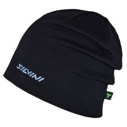 Czapka Silvini Trigola. Czarne czapki męskie Silvini, bez wzorów. Za 180.50 zł.