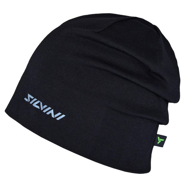 Czapka Silvini Trigola. Czarne czapki męskie Silvini, bez wzorów. Za 183.00 zł.